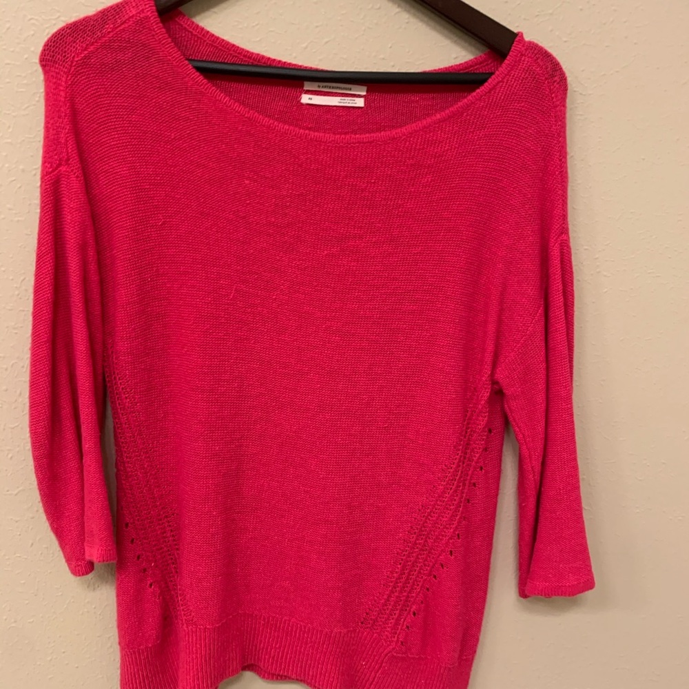 Pink sweater